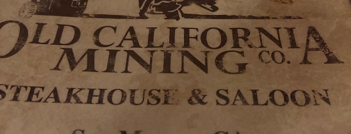 Old California Mining Company is one of Save it.