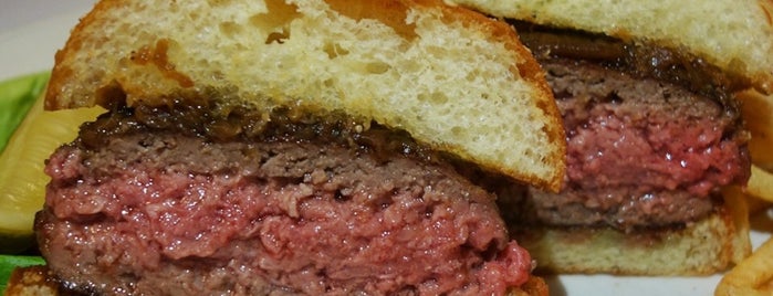 Minetta Tavern is one of The 15 Best Places to Get a Big Juicy Burger in New York City.
