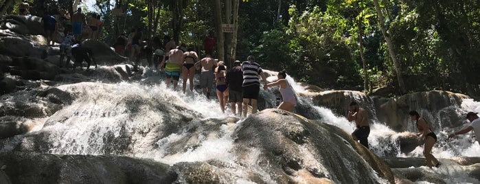 Dunn's River Falls is one of Jamaica June 2014.