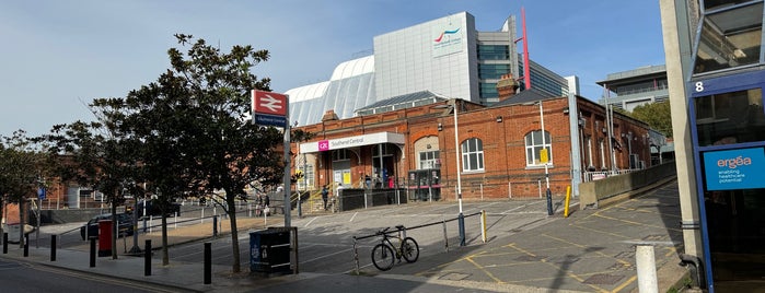 Southend Central Railway Station (SOC) is one of Southend.