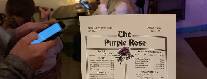 The Purple Rose is one of Mendocino Coast, NorCal, my beautiful rural home.