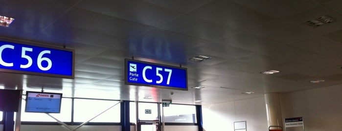 Gate C57 is one of Geneva (GVA) airport venues.