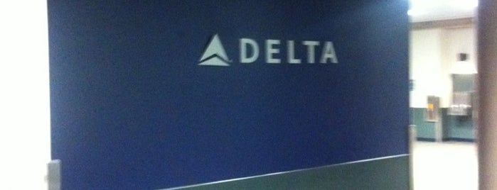 Delta Airlines is one of สถานที่ที่บันทึกไว้ของ Tim.