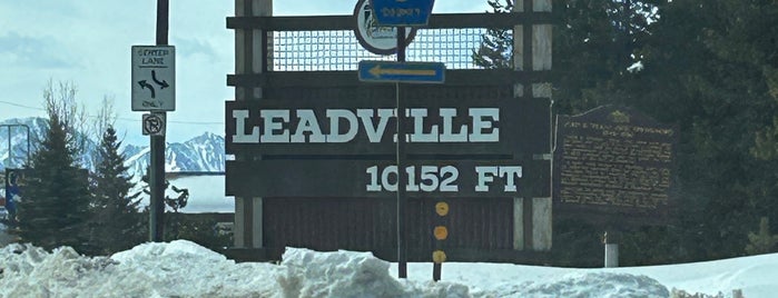 City of Leadville is one of utah and colorado.