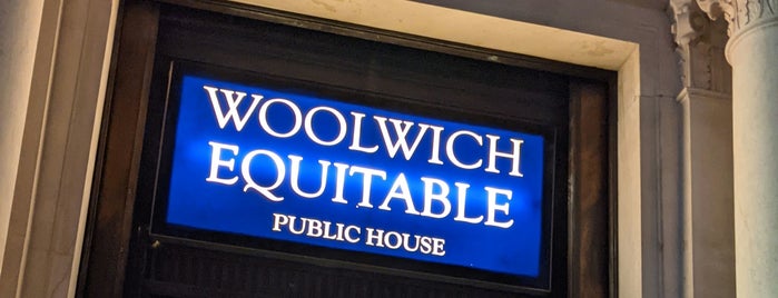 Woolwich Equitable is one of สถานที่ที่ John ถูกใจ.