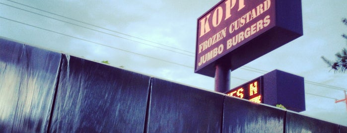 Kopp's Frozen Custard is one of Wisconsin.