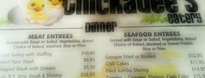 Chickadee's Eatery is one of Tempat yang Disukai Scott.