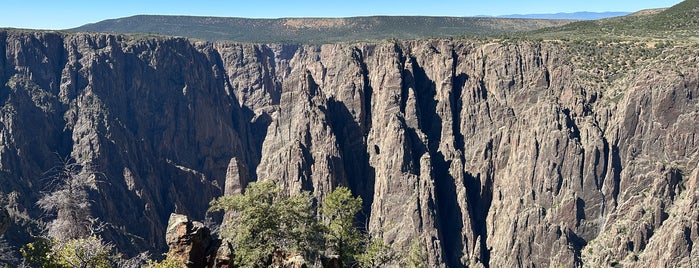 Black Canyon of the Gunnison National Park is one of Denver Tourist Spots.