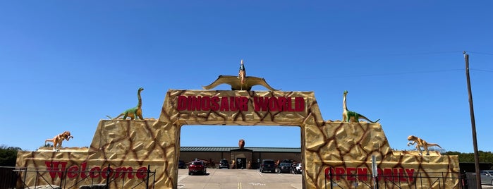 Dinosaur World is one of Glen Rose, TX.