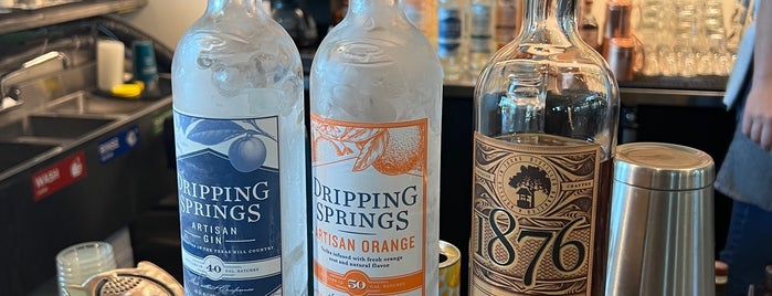 Dripping Springs Vodka and Gin is one of Texas.