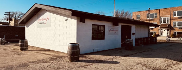 Afterthought Brewing Taproom is one of Chicago area breweries.