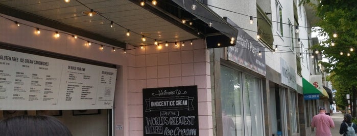 Innocent Ice Cream Parlour is one of Vancouver #1.
