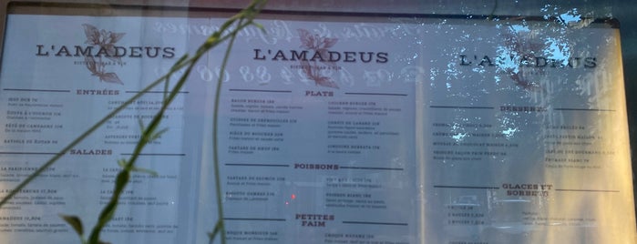 Amadeus Café is one of Restaurants in Paris.