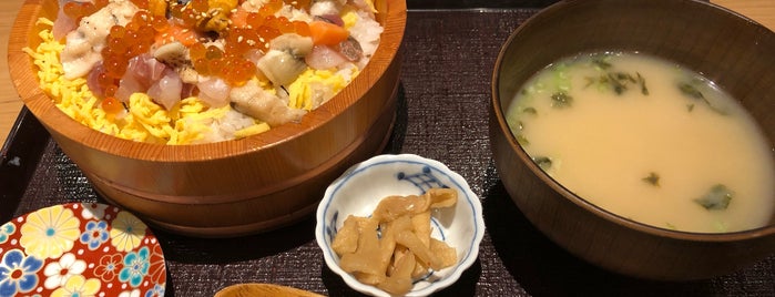 よりぬき魚類 鮨処虎秀 is one of 食べ放題.