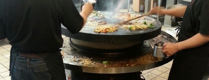 Khan's Mongolian Barbeque is one of Check it out sometime -nearby.