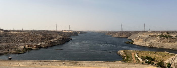 Aswan High Dam is one of places.