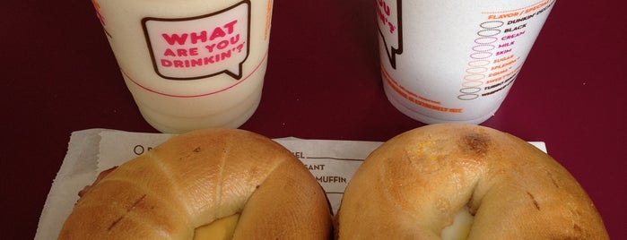 Dunkin Donuts is one of my favs.