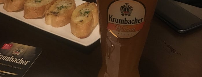 Krombacher is one of Pubs and other good places :-).