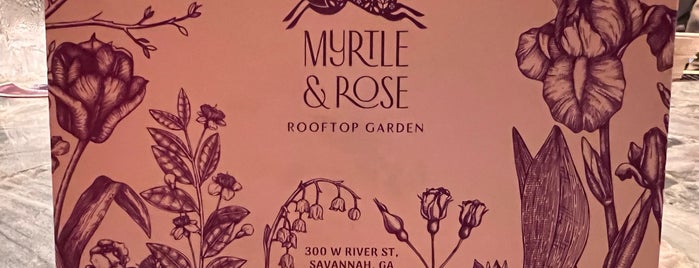 Myrtle & Rose is one of Savannah.