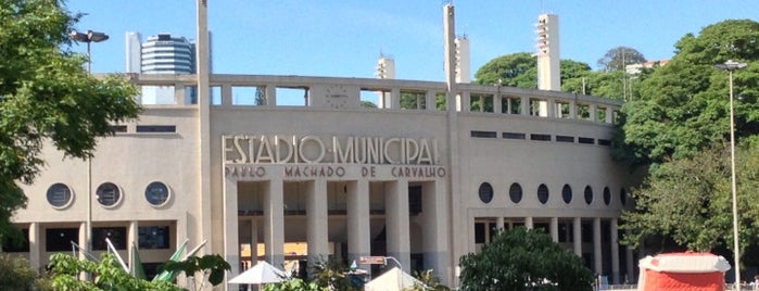 Estádio Municipal Paulo Machado de Carvalho (Pacaembu) is one of Corrida de São Silvestre.