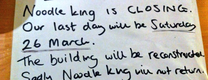 Noodle King is one of Favorite Food.