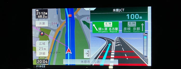 米原JCT is one of 高速道路、自動車専用道路.