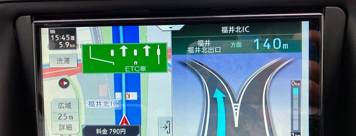 Fukui-kita IC is one of 高速道路.