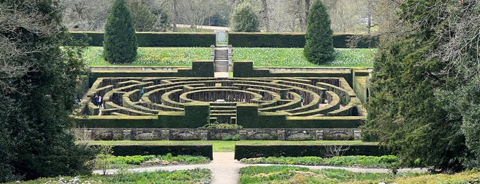 Chatsworth Maze is one of artsderbyshire.