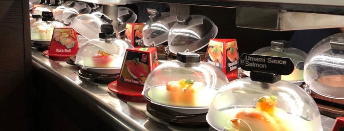 Kura Revolving Sushi Bar is one of Places to try.