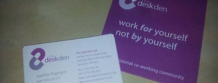 The Desk Den Ltd is one of Swansea Businesses.