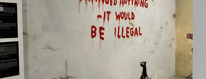 The World Of Banksy- Capsule Gallery Lisbon is one of 🇵🇹 Lisboa 🇵🇹.