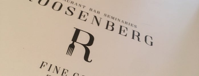 Roosenberg is one of Resto's.