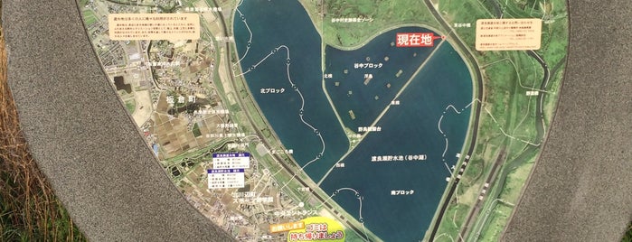 谷中湖 (渡良瀬貯水池) is one of Masahiro : понравившиеся места.