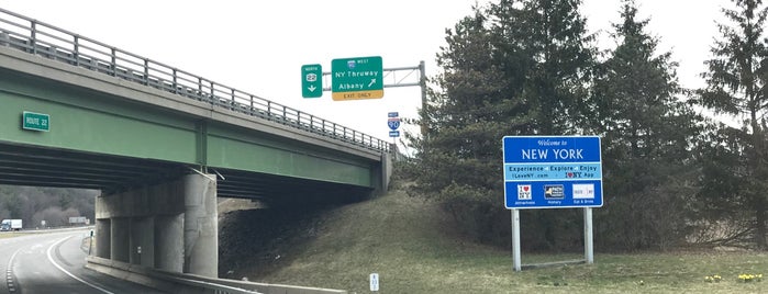 I-90 @ NY/MA State Line is one of NJ, NY, ON, MA, VT, CT 2007.