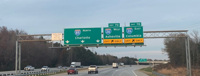 I-26 & I-85 is one of daily.
