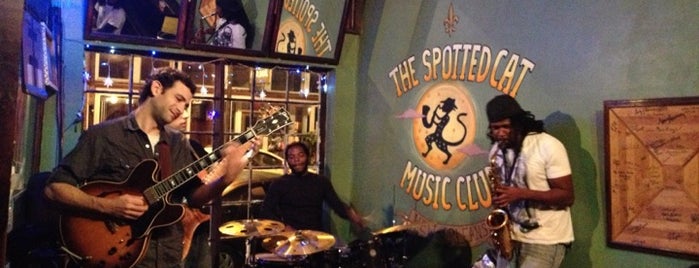 The Spotted Cat Music Club is one of New Orleans.