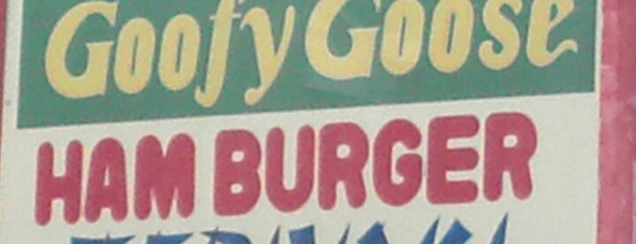 Goofy Goose Hamburger is one of Good Eats.
