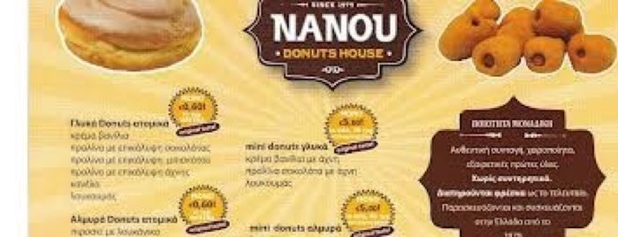 Nanou Donuts House is one of Favorite Food.