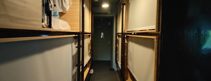 The Pod Boutique Capsule Hotel is one of Pieterさんのお気に入りスポット.