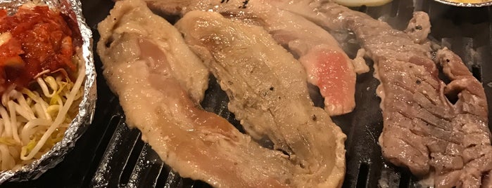 Palsaik Korean BBQ is one of Mariellaさんの保存済みスポット.