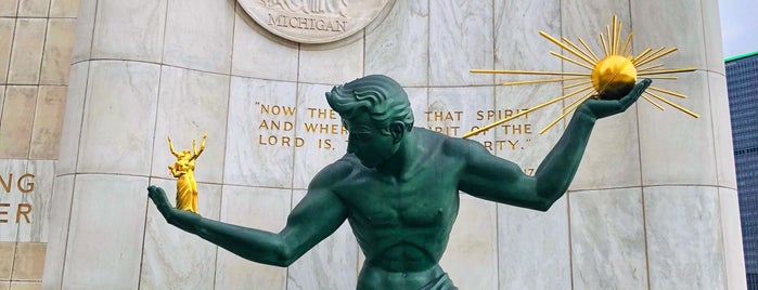 The Spirit of Detroit by Marshall Fredericks is one of Detriot.