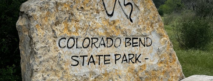 Colorado Bend State Park is one of Parks & Gardens.