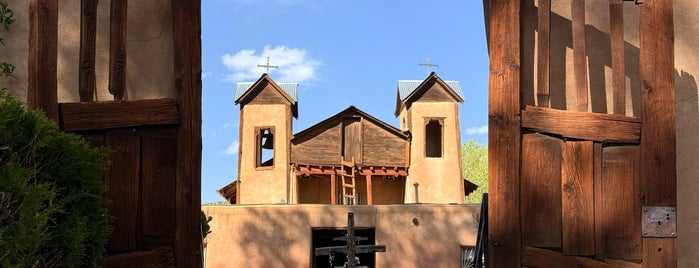 El Santuario de Chimayo is one of Santa Fe, NM.