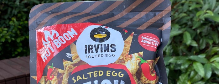 Irvins Salted Egg is one of Hong Kong Faves.