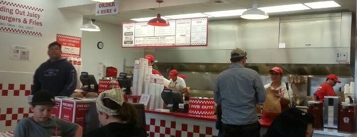 Five Guys is one of Ryan’s Liked Places.