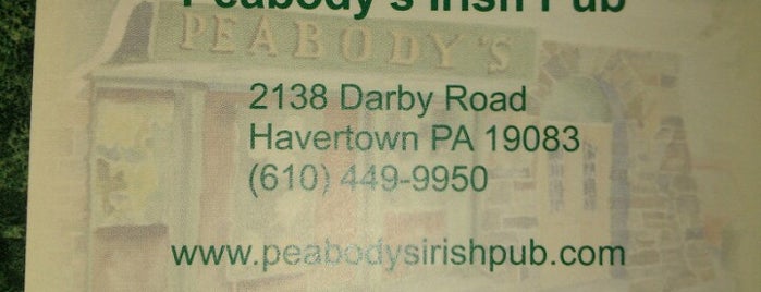 Peabody's Irish Pub is one of Best Places.