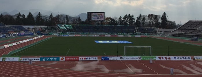 NDsoft Stadium Yamagata is one of Jリーグスタジアム.