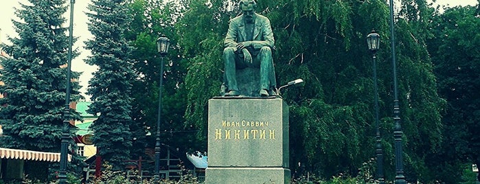 Памятник Ивану Никитину is one of Культурный отдых в Воронеже.