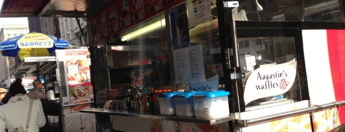 Augustin's Waffles truck is one of Kimmie's Saved Places.