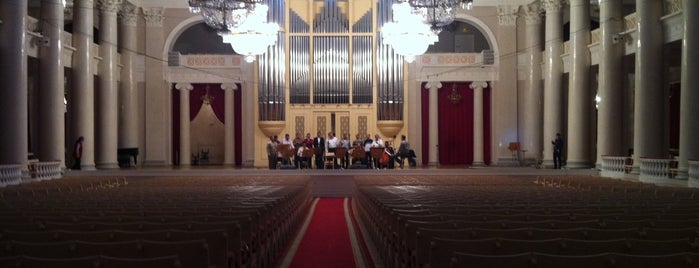 Grand Hall of St Petersburg Philharmonia is one of Russia.